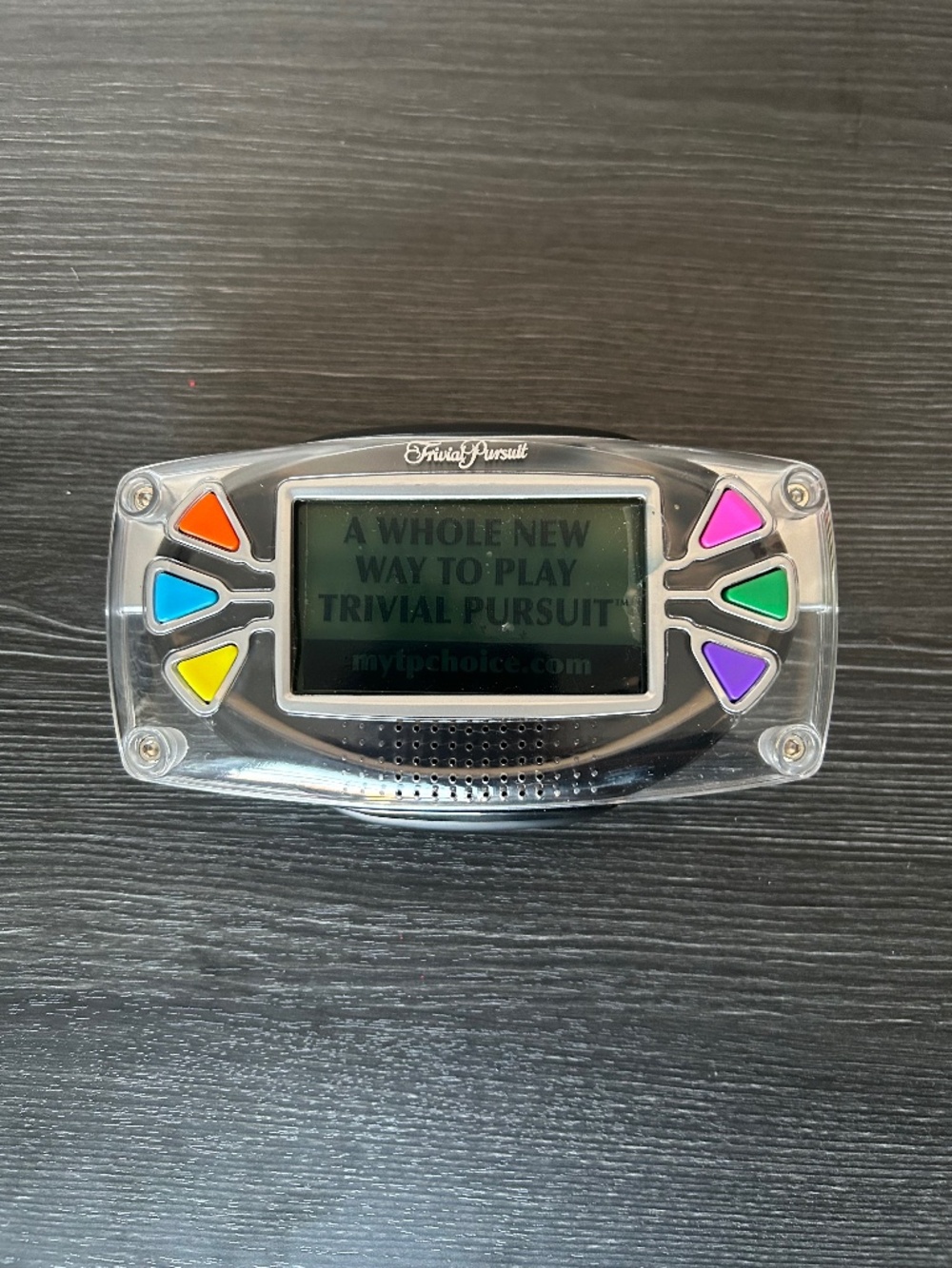 Trivial Pursuit Electronic Handheld Game Hasbro 2008